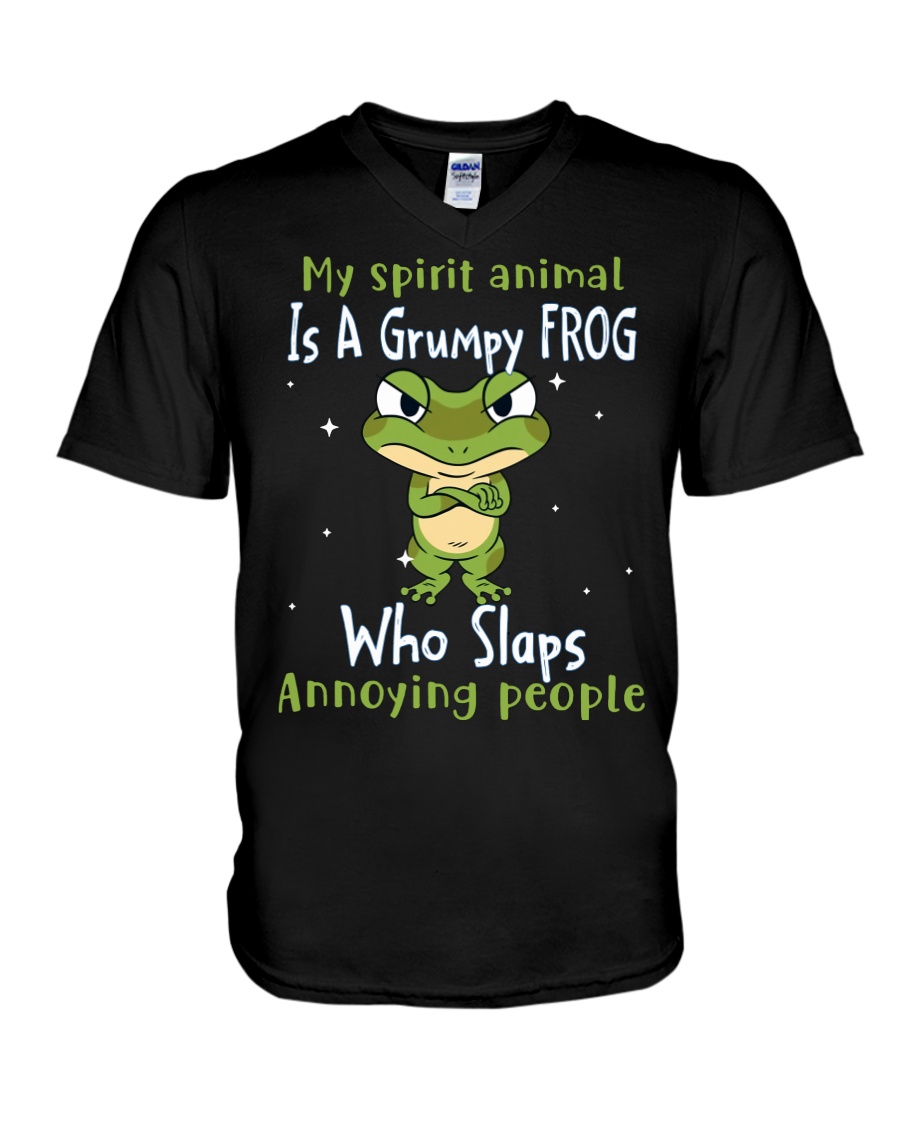Frog My Spirit Animal Is A Grumpy Frog Who Slaps Annoying People Shirt 3 Frog My Spirit Animal Is A Grumpy Frog Who Slaps Annoying People Shirt5