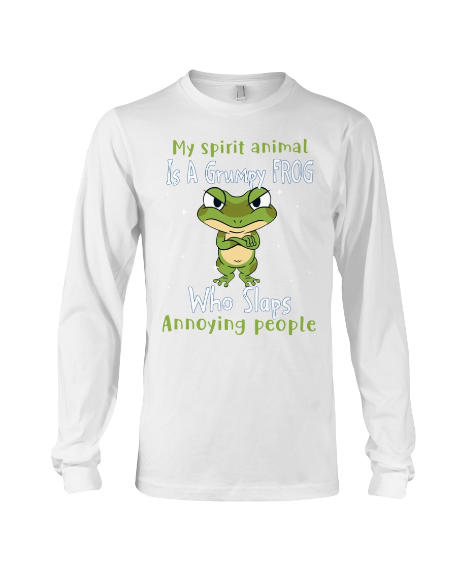 Frog My spirit Animal Is A Grumpy Frog Who Slaps Annoying People Shirt 4 Frog My spirit Animal Is A Grumpy Frog Who Slaps Annoying People Shirt7 2