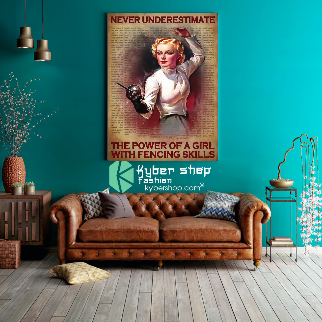 Never underestimate the power of a girl with fencing skills poster 2 Never underestimate the power of a girl with fencing skills poster 3