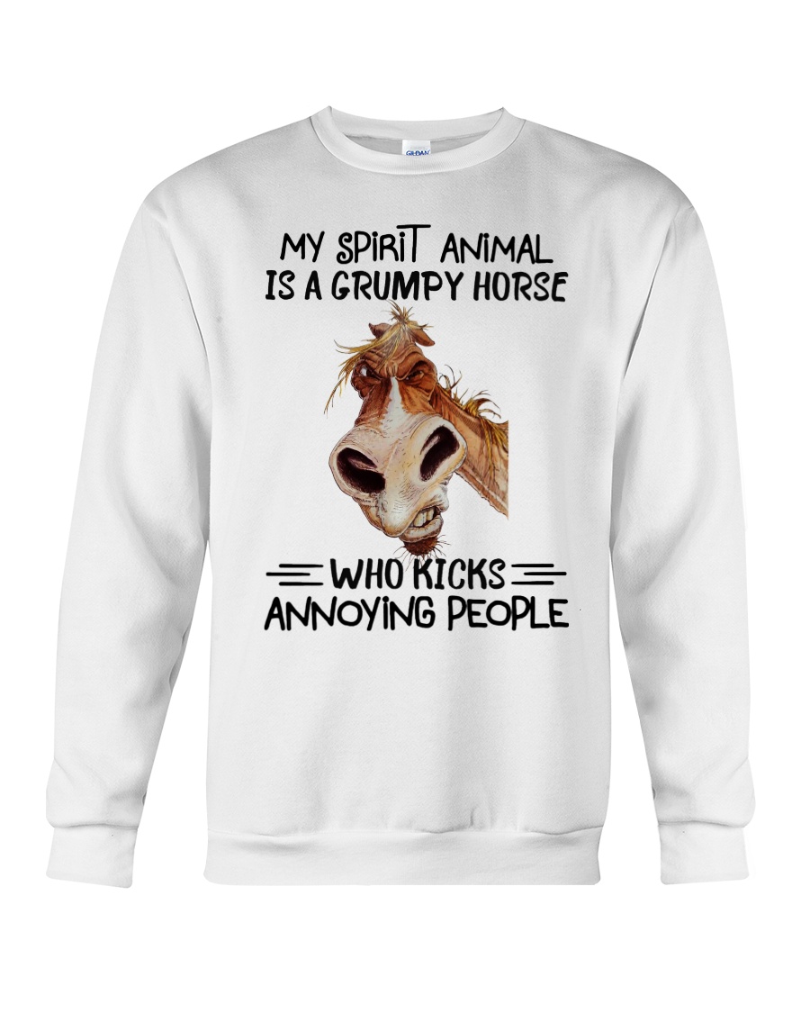 My Spirit Animal Is A Grumpy Horse Who Kicks Annoying People Shirt 4 My Spirit Animal Is A Grumpy Horse Who Kicks Annoying People Shirt8