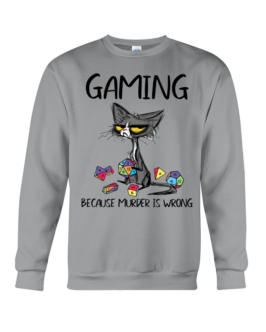 Cat gaming because murder is wrong Shirt5