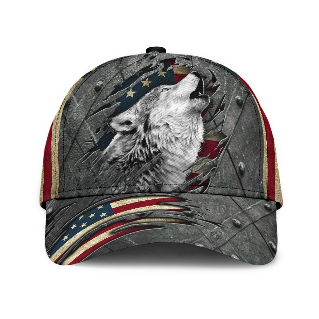 Wofl American flag classic cap