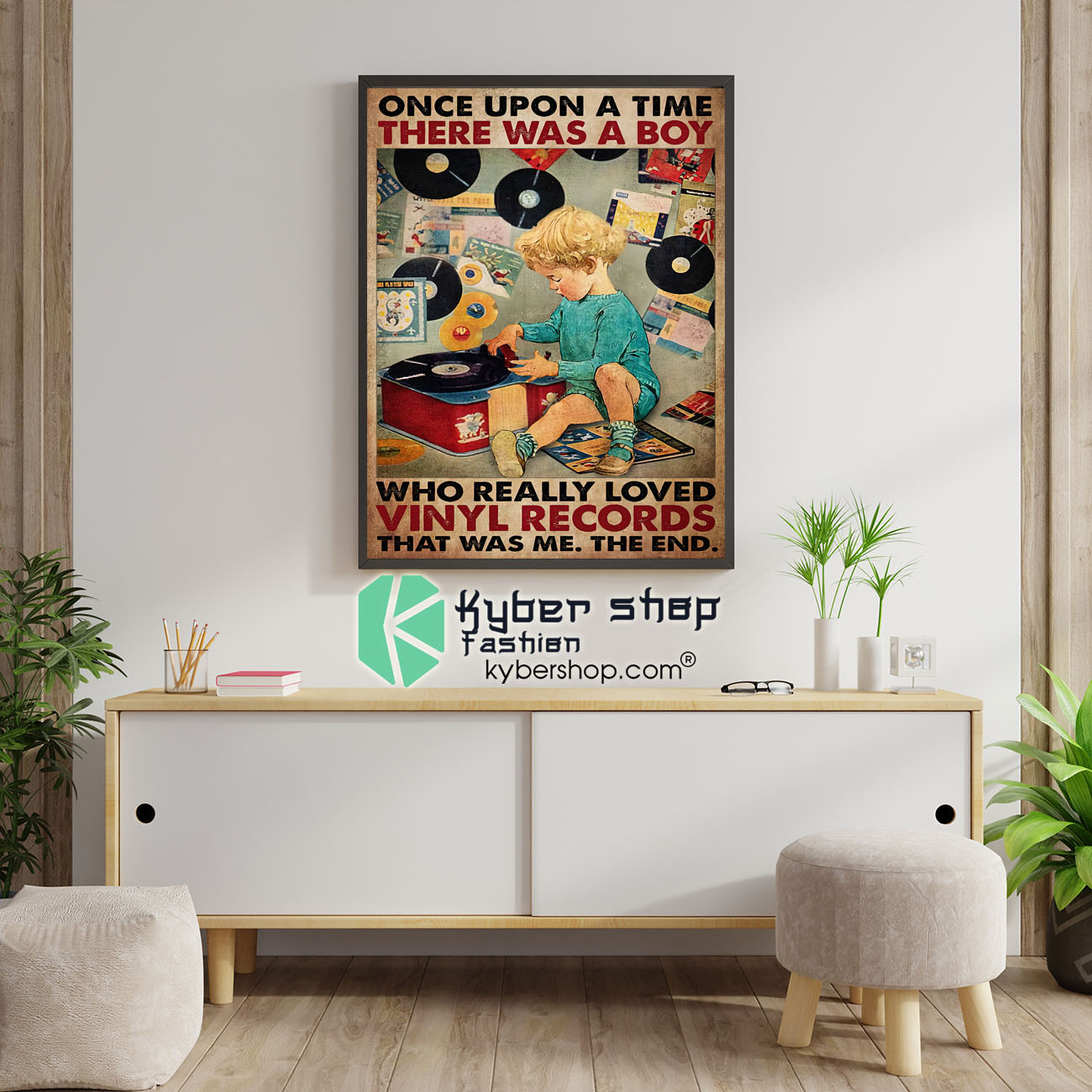 Once upon a time there was a boy who really loved vinyl records poster 2 Once upon a time there was a boy who really loved vinyl records poster 1