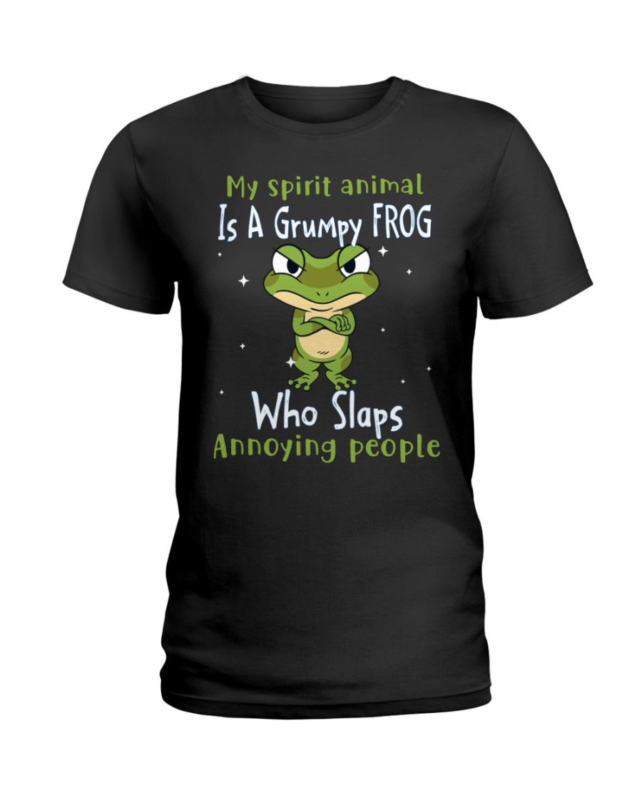 Frog My Spirit Animal Is A Grumpy Frog Who Slaps Annoying People Shirt 4 Frog My Spirit Animal Is A Grumpy Frog Who Slaps Annoying People Shirt4
