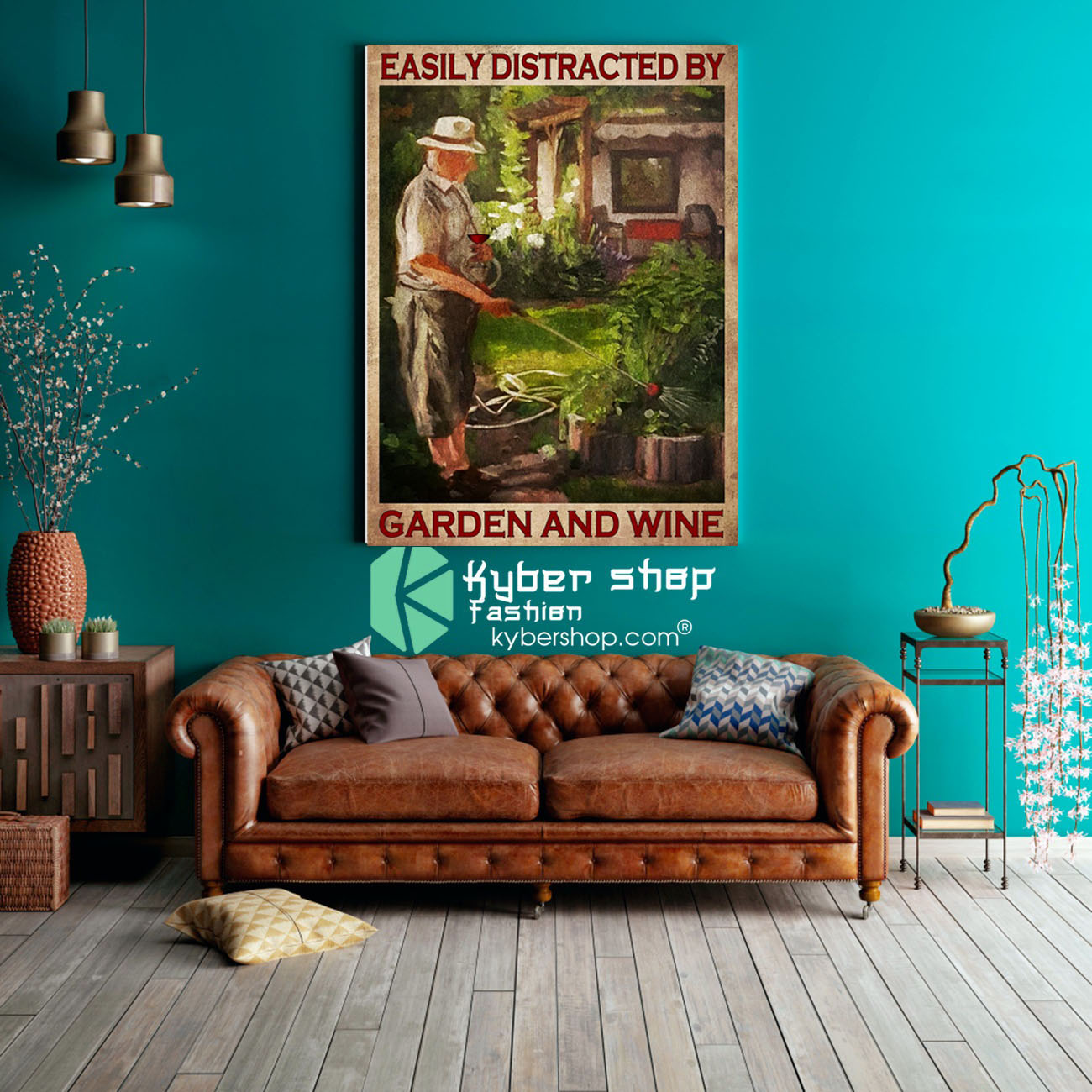 Easily distracted by garden and wine poster 4 Easily distracted by garden and wine poster8