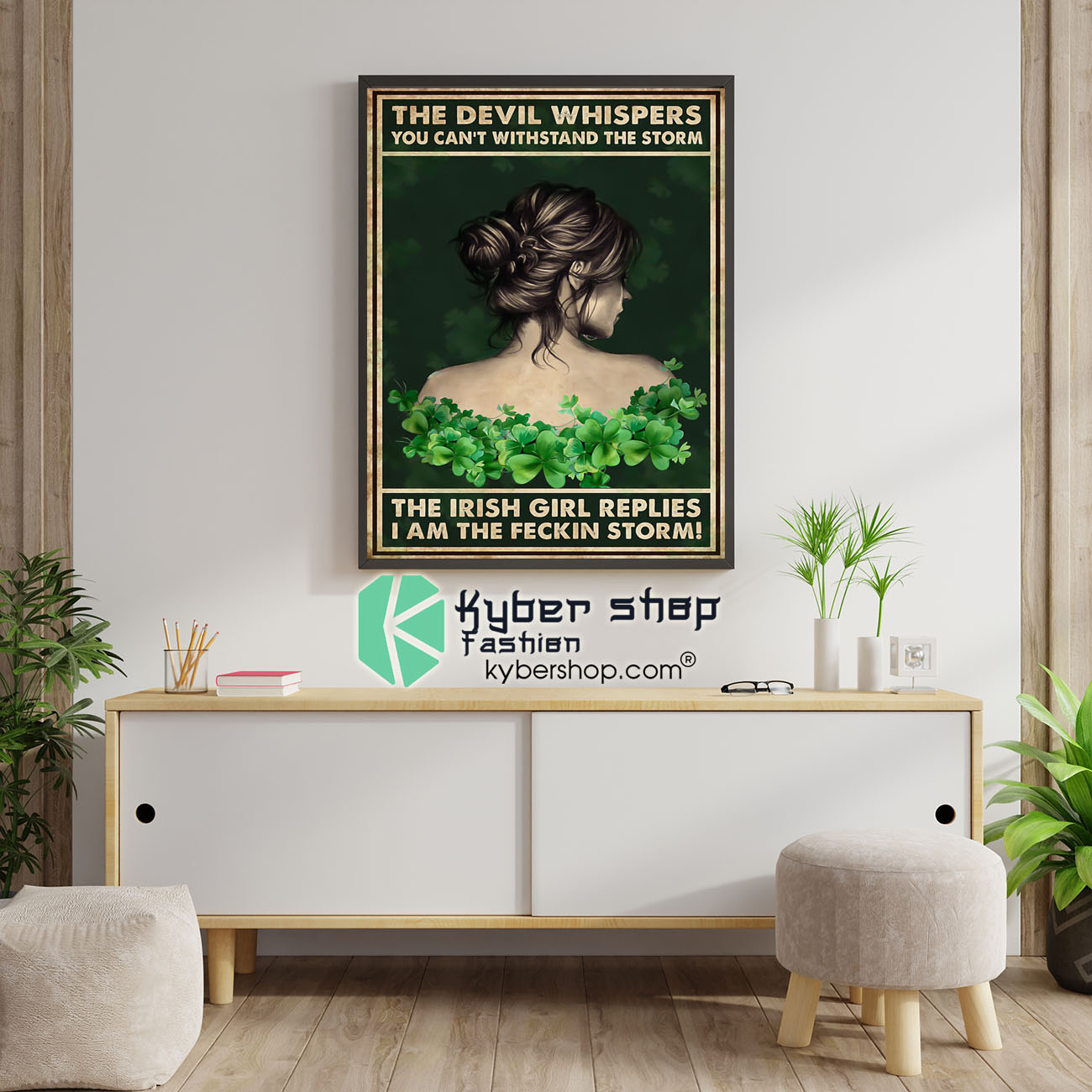 Irish girl the devil whispers you can't withstand the storm poster 2 The Irish girl The devil whispers you cant withstand the storm poster 5