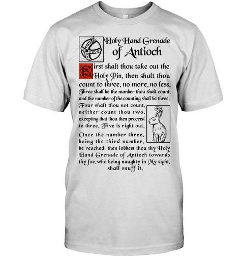 Holy Hand Grenade Of Antioch Shirt as 1