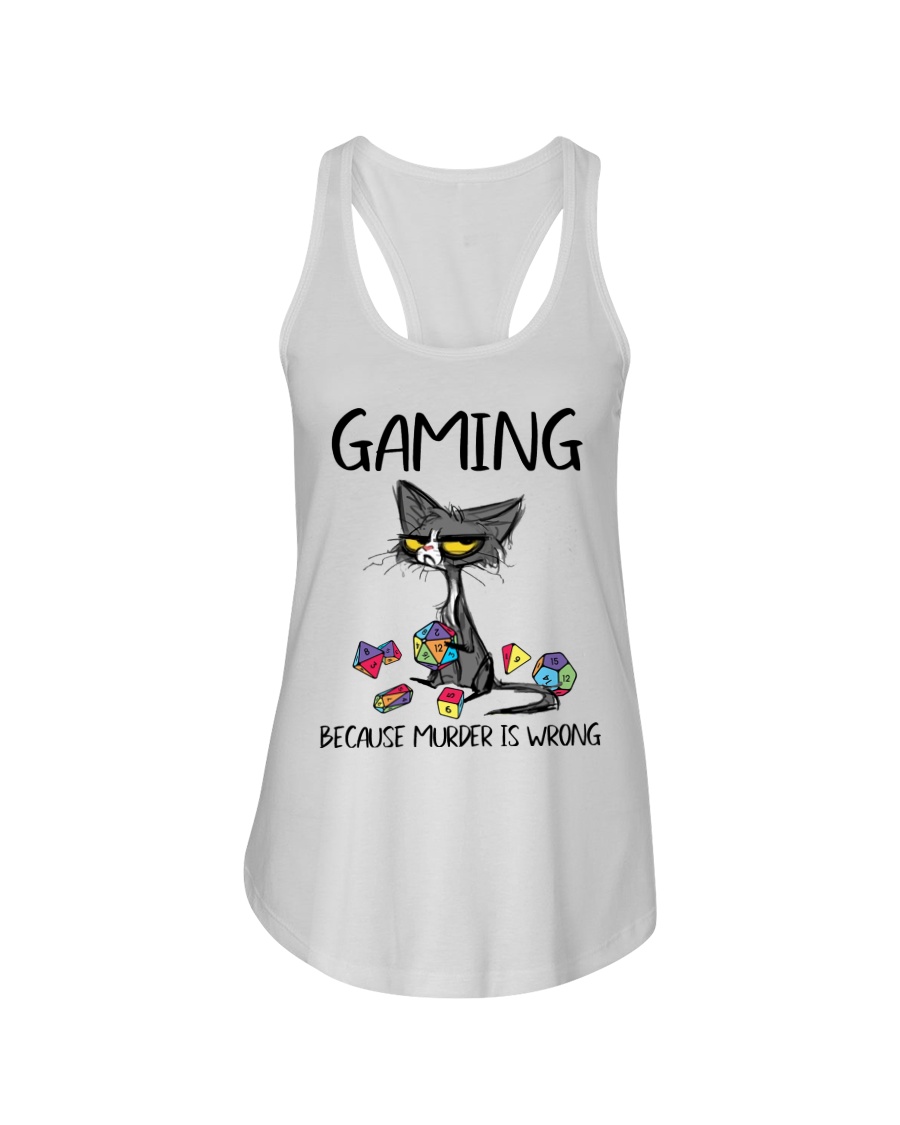Cat Gaming Because Murder is Wrong Shirt 3 Cat Gaming Because Murder is Wrong Shirt4 1