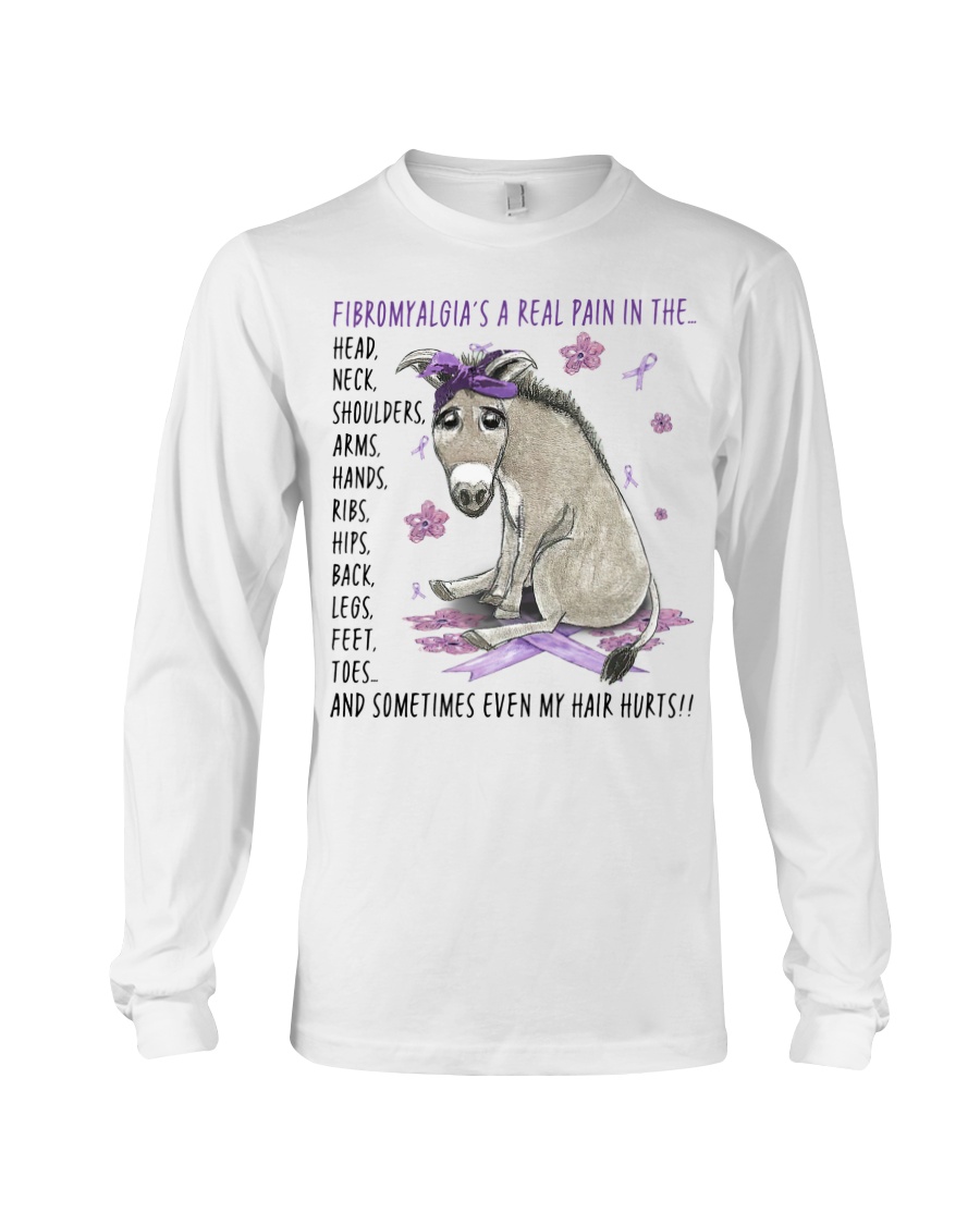 Fibromyalgias A Real Pain In The Head And Sometimes Even My Hair Hurts Shirt6