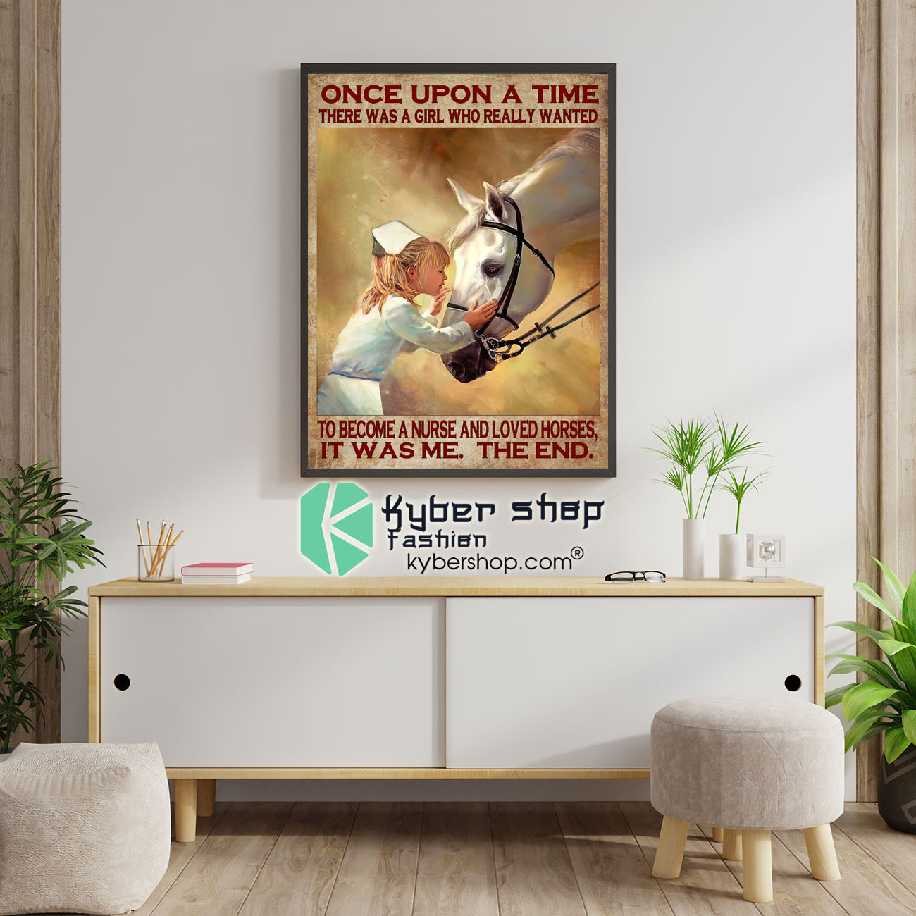 Once upon a time there was a girl who really wanted to become a nurse and loved horses poster 2 Once upon a time there was a girl who really wanted to become a nurse and loved horses poster 1