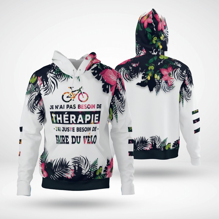 Je nal pas besoin de therapie 3D hoodie