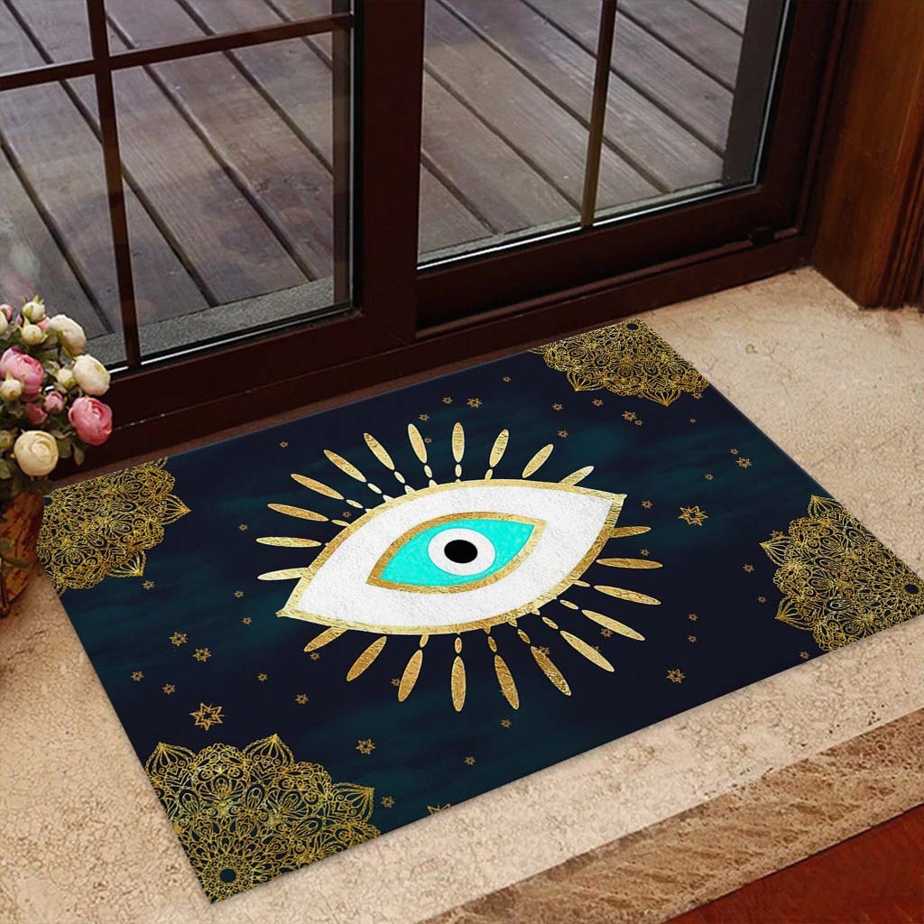 Evil eye doormat