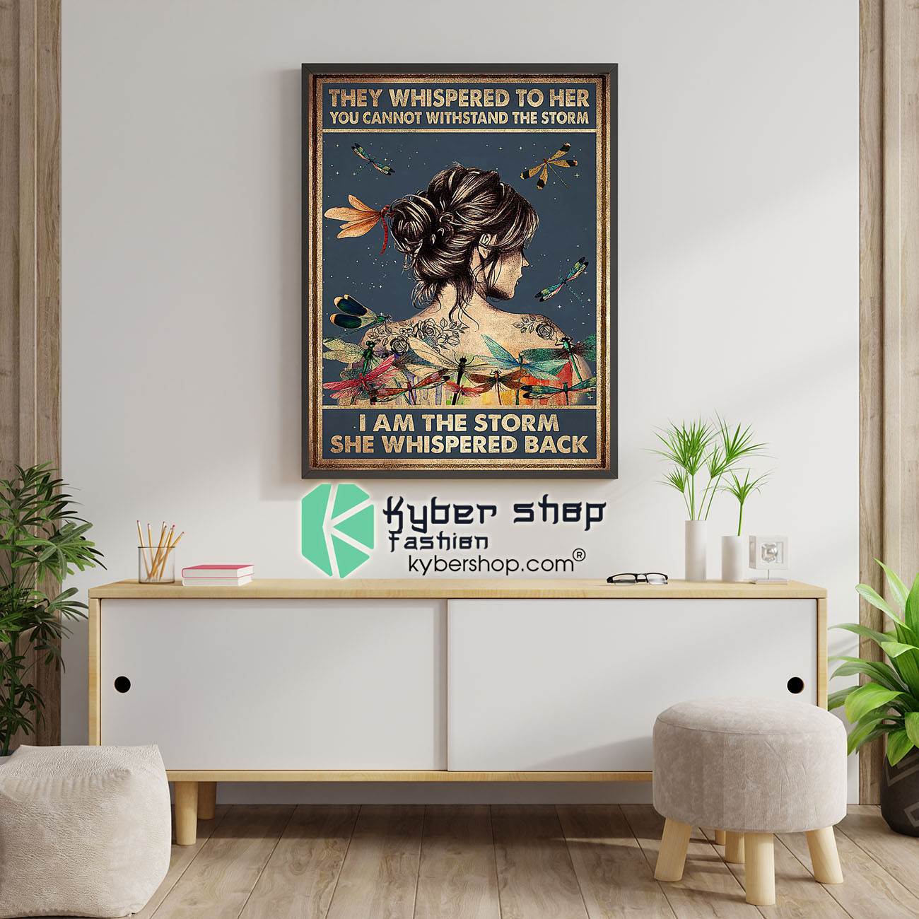Butterfly girl They whispered to her you cannot withstand the storm poster 5