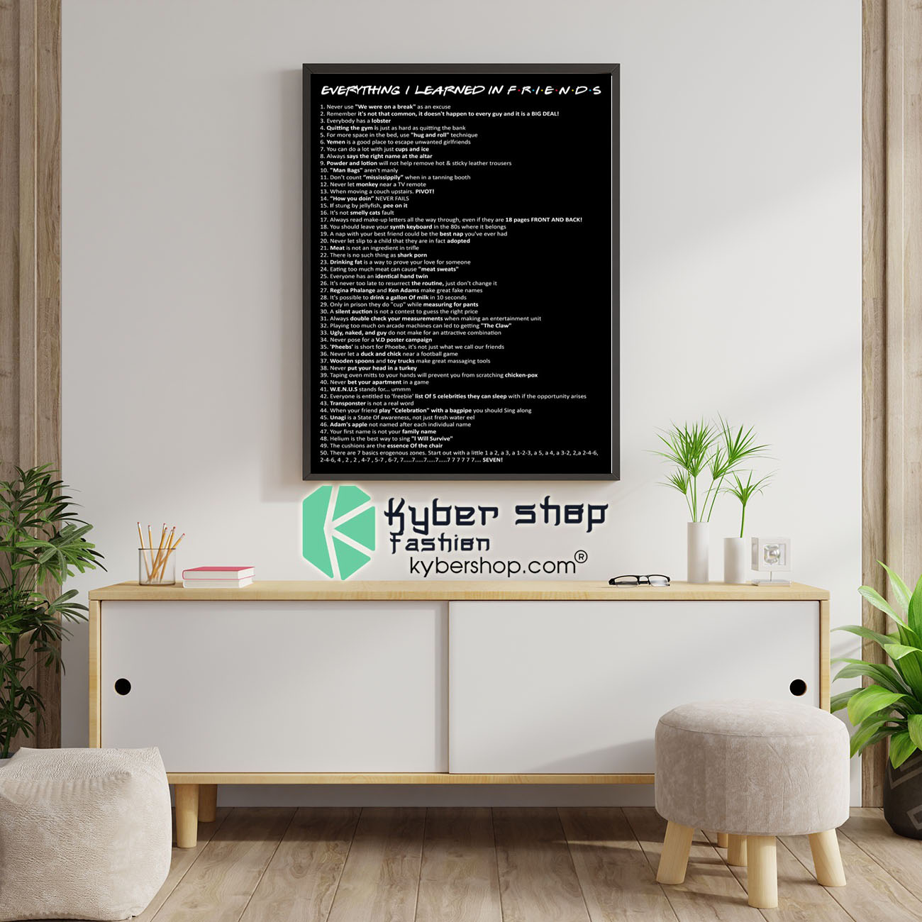 Everything I learned in friends movie poster6
