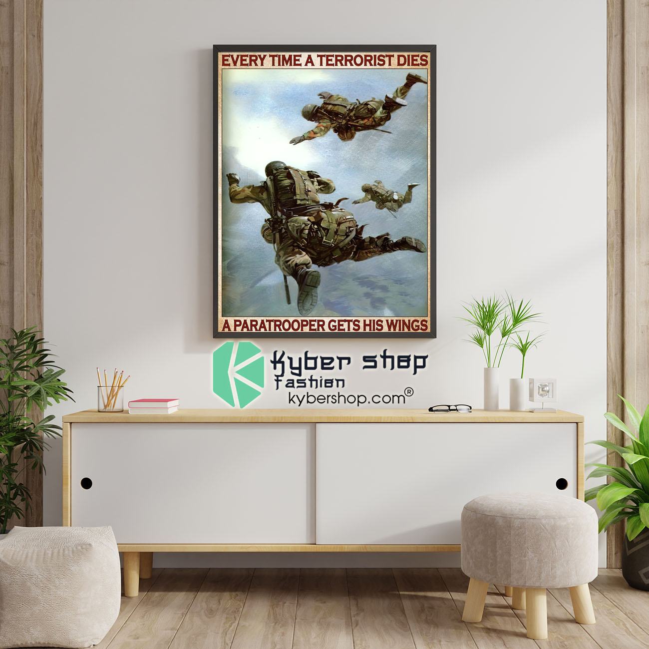 Every time a terrorist dies a paratrooper gets his wings poster 4 Every time a terrorist dies a paratrooper gets his wings poster 1
