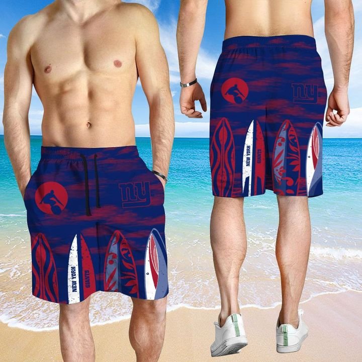 New York Giants HAWAIIAN SHIRT And Beach SHORT3