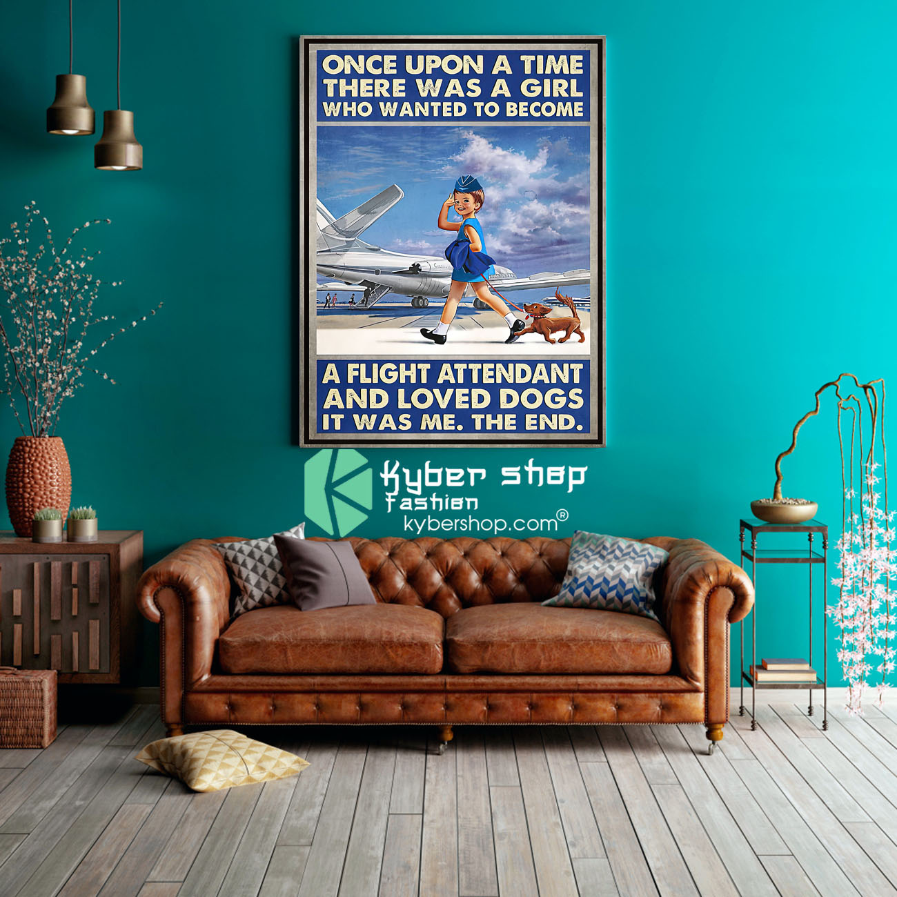 Once upon a time there was a girl who wanted to become a flight attendant and loved dogs poster 3