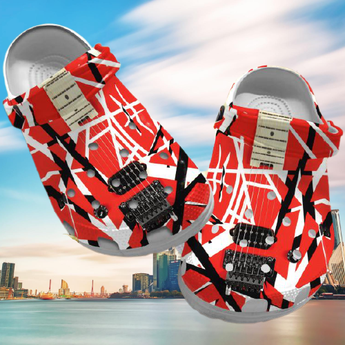 Eddie Van Halen crocs clog crocband shoes.jpg4