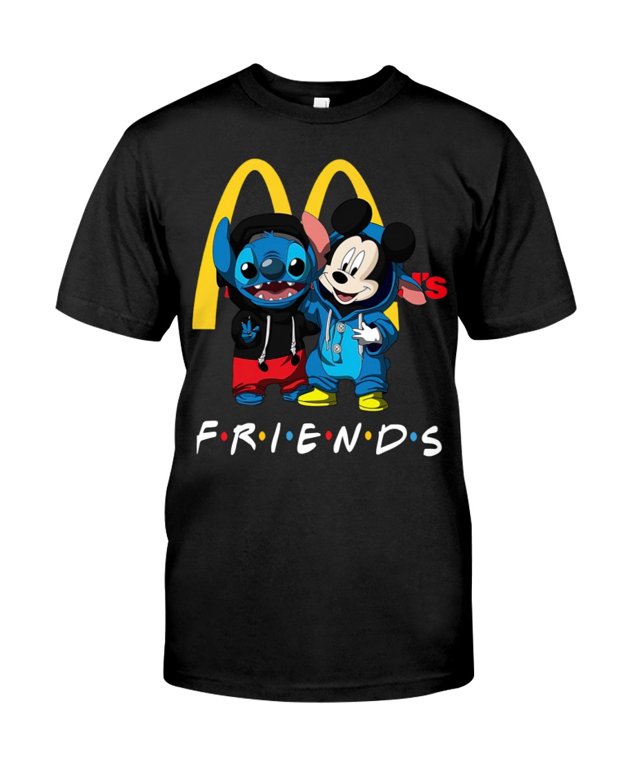 Stitch Mickey mouse Friends shirt as