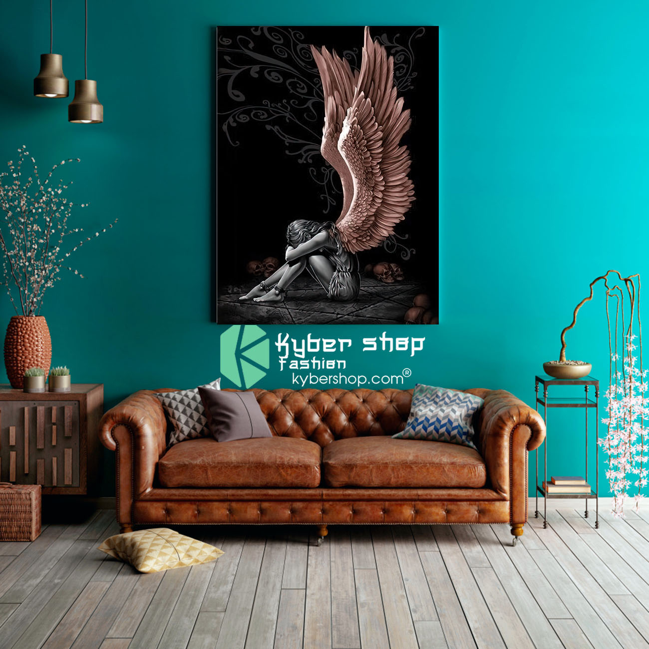Sitting angle poster and canvas 3
