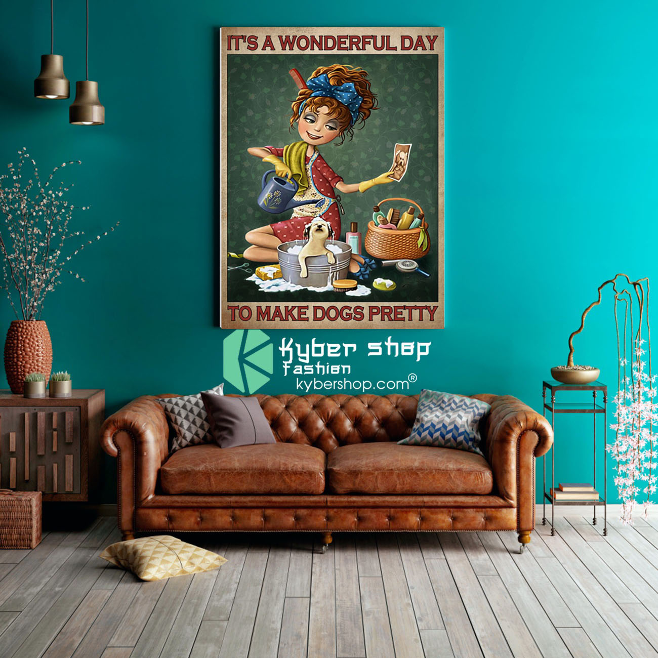 Its a wonderul day to make dogs pretty poster8