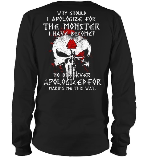 Skull Why Should I Apologize For The Monster Have Become Shirt 3 Skull Why Should I Apologize For The Monster Have Become Shirt2