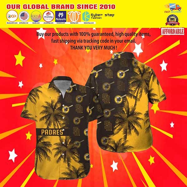 SAN DIEGO PADRES HAWAIIAN SHIRT AND SHORTS 4 SAN DIEGO PADRES HAWAIIAN SHIRT AND SHORTS 341MLB L1MTH4117 8