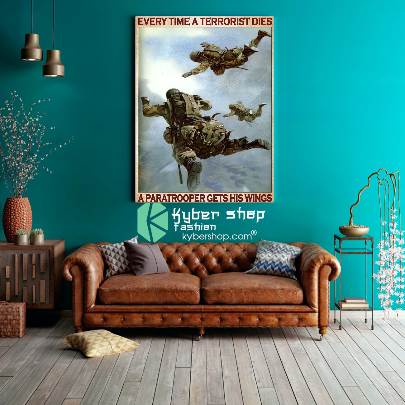 Every time a terrorist dies a paratrooper gets his wings poster 3