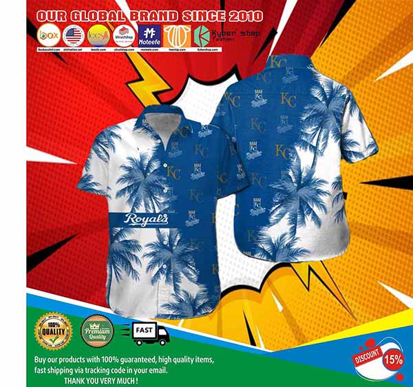 KANSAS CITY ROYALS HAWAIIAN SHIRT AND SHORTS 4 KANSAS CITY ROYALS HAWAIIAN SHIRT AND SHORTS 341MLB L1MTH4106 4