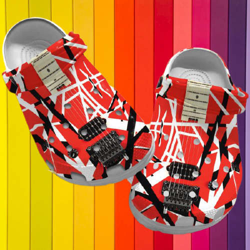 Eddie Van Halen crocs clog crocband shoes 5 Eddie Van Halen crocs clog crocband shoes.jpg3