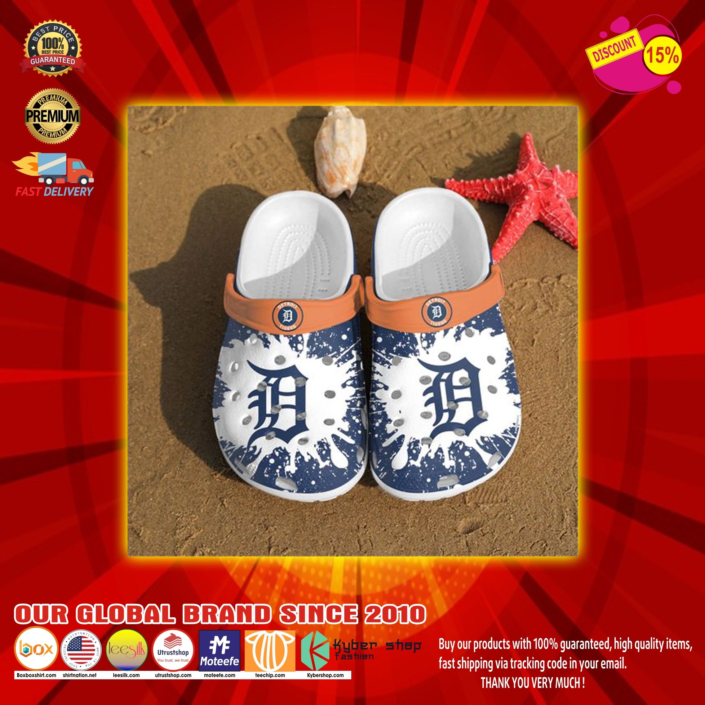 Mlb Detroit Lions Crocs Clog Shoes4