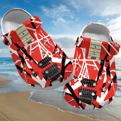 Eddie Van Halen crocs clog crocband shoes.jpg6