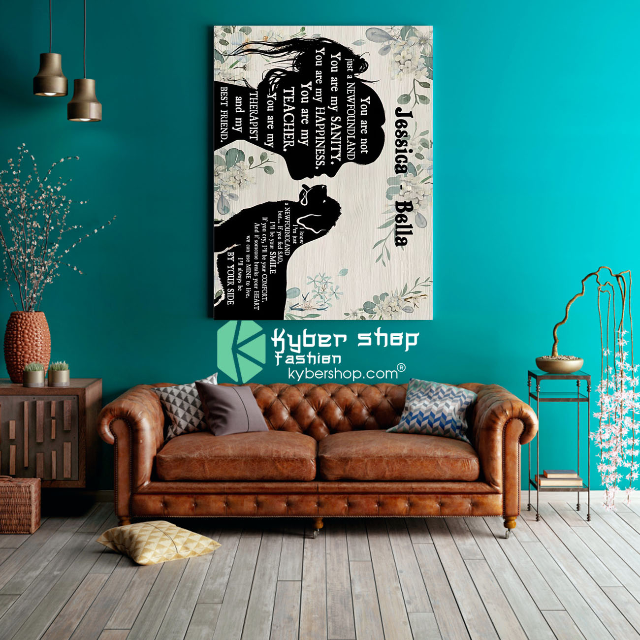 You are not just a Newfoundland custom personalized name poster 3