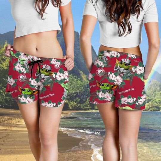 Arkansas Razorbacks And Yoda Hawaiian And Beach Short4