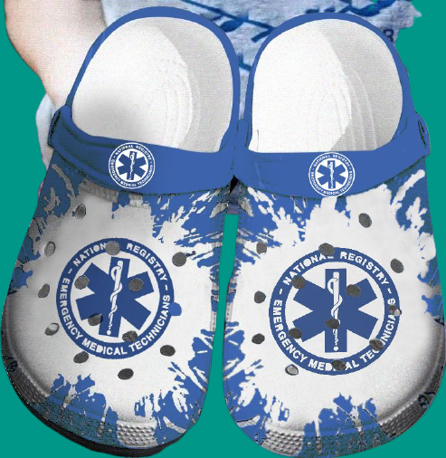 EMT Emergency medical technician Nurse CROCS CLOG SHOES.jpg5