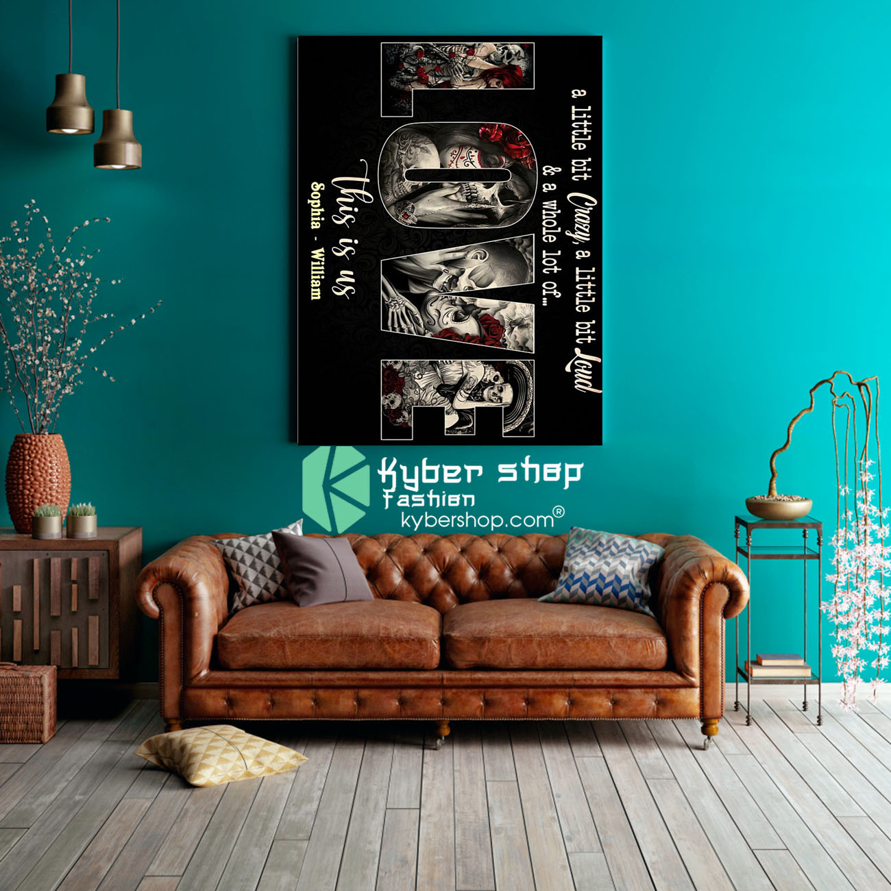 Skull sugar a little bit crazy a little bit loud and a whole lot of love poster 3 Skull sugar a little bit crazy a little bit loud and a whole lot of love poster 3
