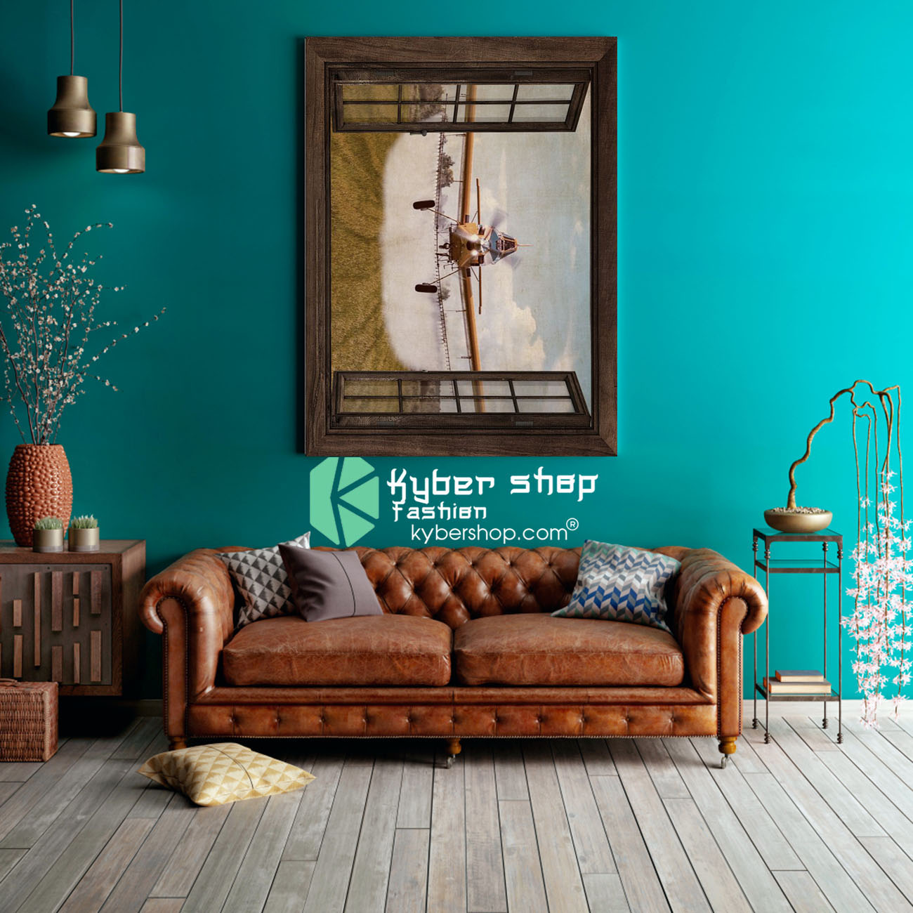Agricultural aircraft window view poster 3 Agricultural Aircraft Window View poster 3