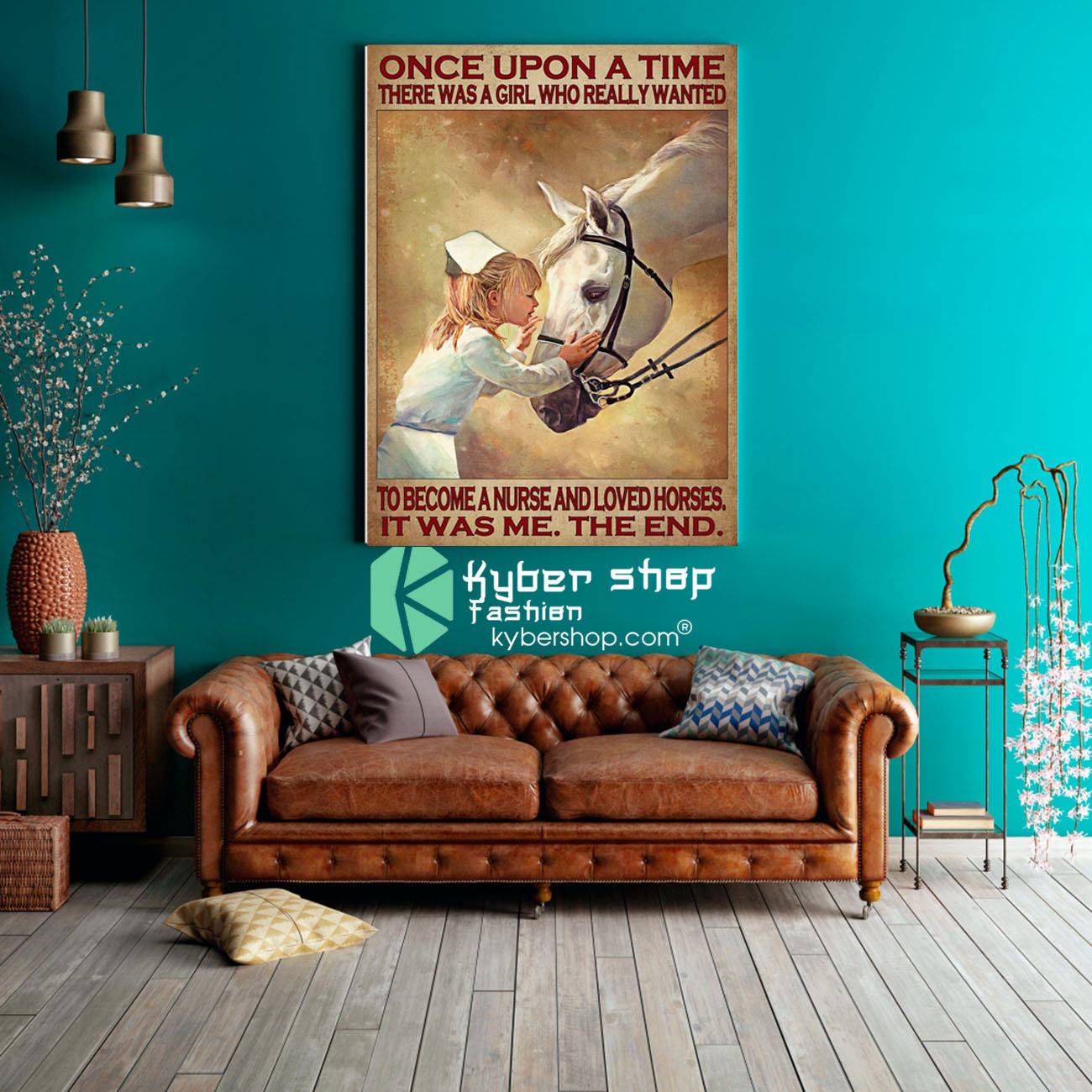 Once upon a time there was a girl who really wanted to become a nurse and loved horses poster8