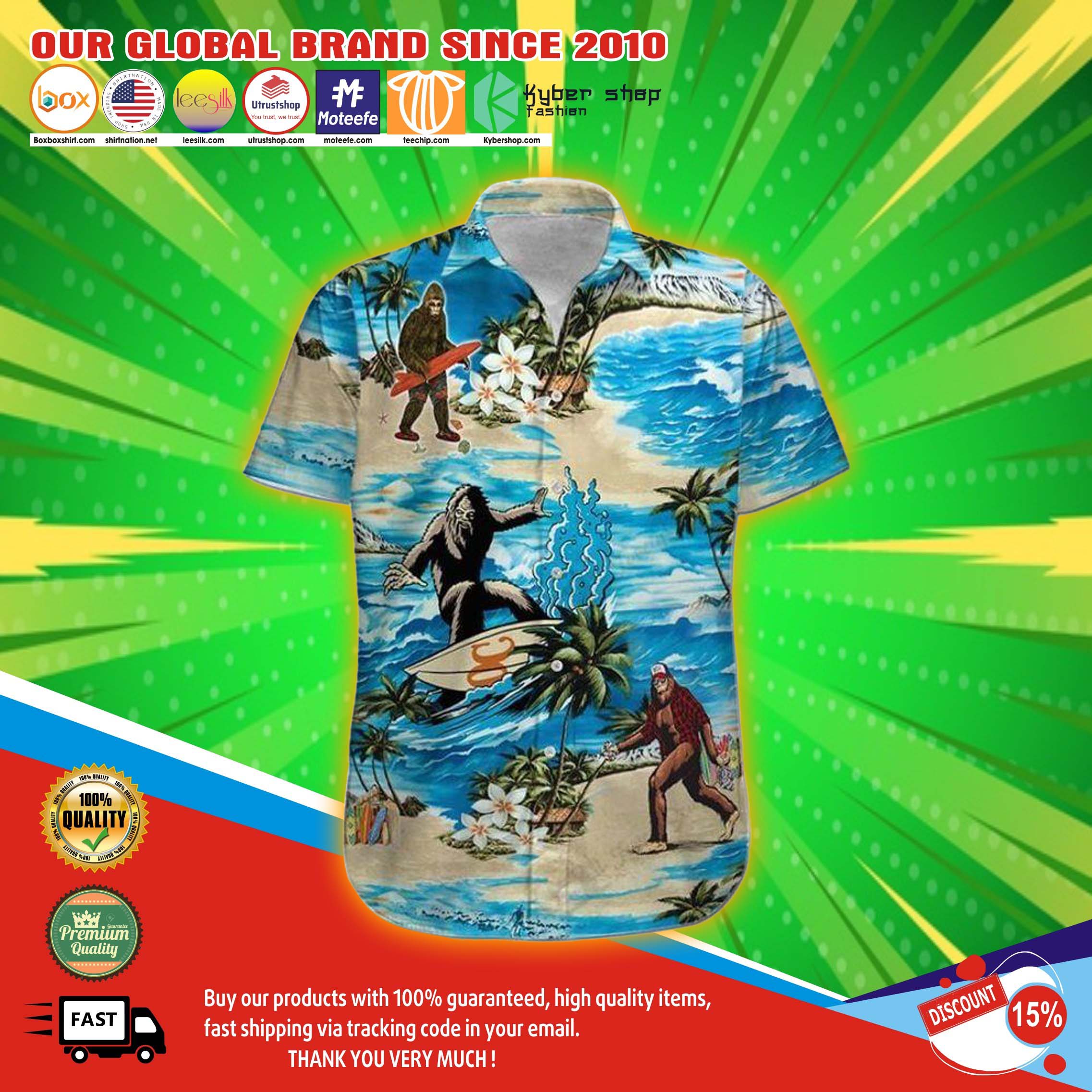 Big foot hawaiian shirt 3 Big foot hawaiian shirt 4