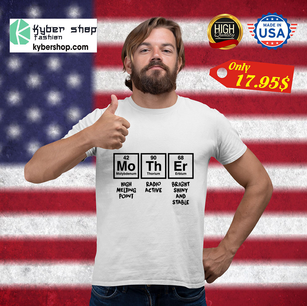 Womens mother periodic table high melting point radio active shirt 3 Womens mother periodic table high melting point radio active shirt 3
