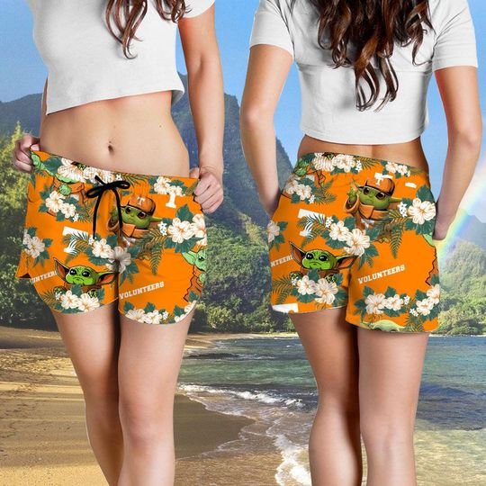 Tennessee Volunteers And Yoda Hawaiian And Beach Short4