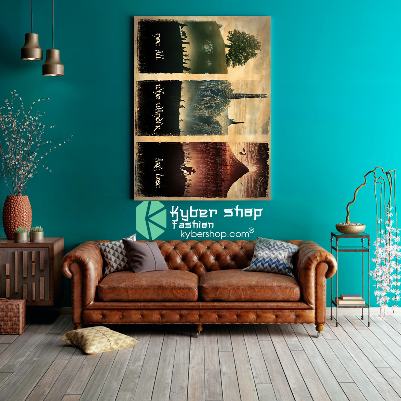 LOTR not all who wander are lost poster 3