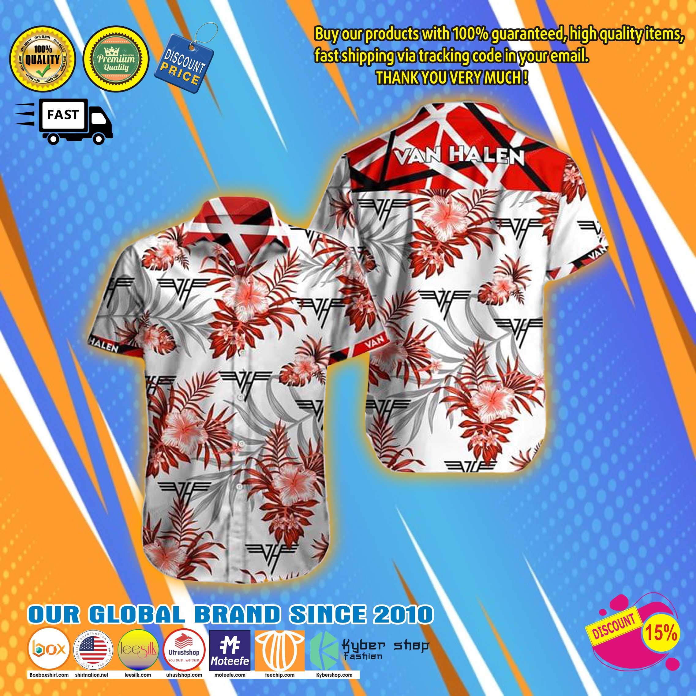 Van halen hawaiian shirt 3 Van halen hawaiian shirt 3