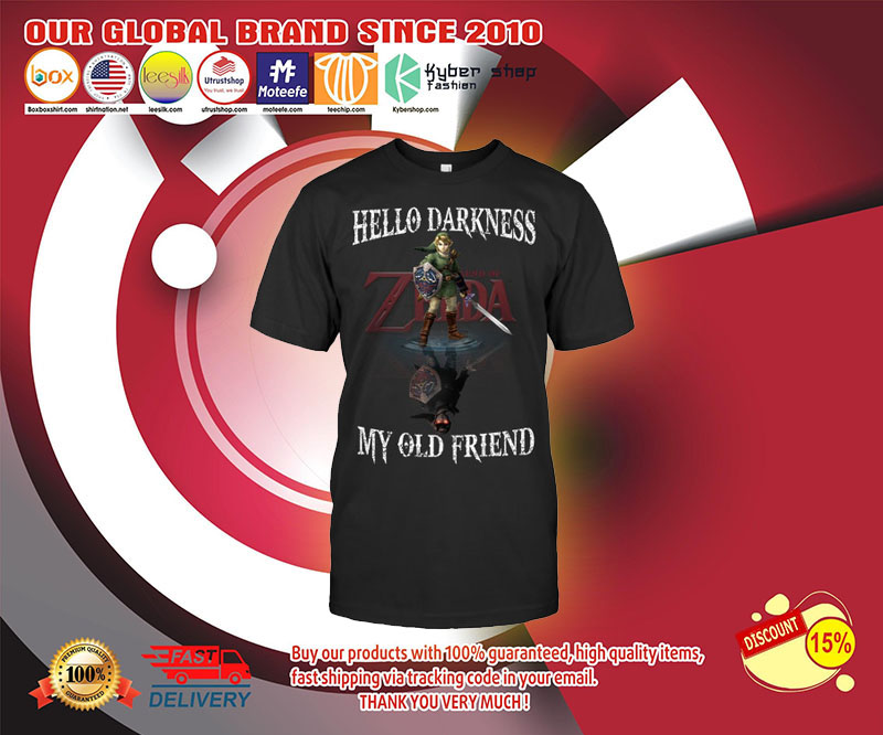 Zelda Hello darkness my old friend shirt 3 Zelda Hello darkness my old friend shirt 2