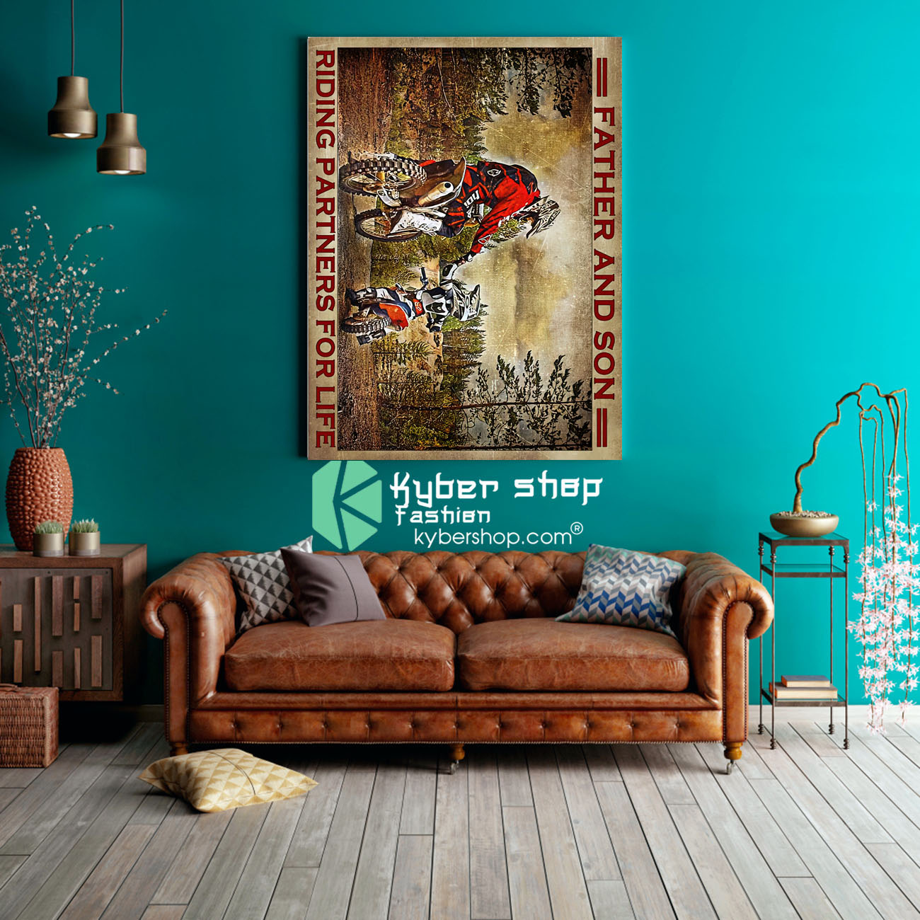 Father and son riding partners for life poster 4 Father and son riding partners for life poster 3