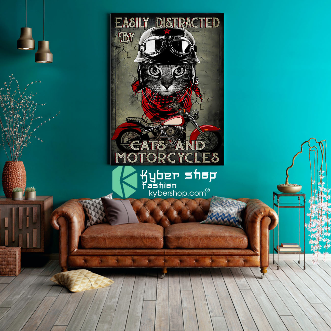 Easily distracted by cats and motorcycles poster 3 Easily distracted by cats and motorcycles poster 3 1
