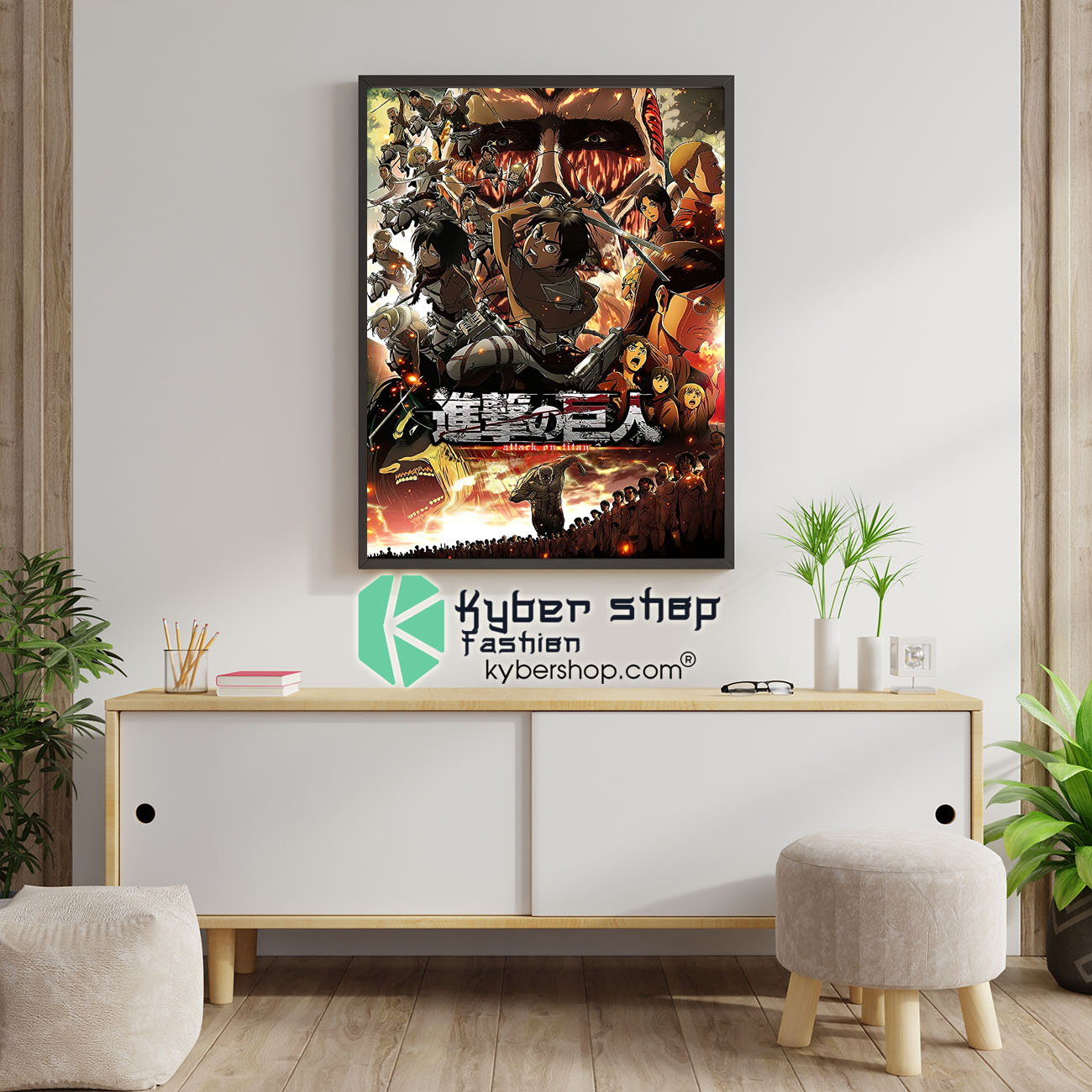 Attack on Titan Japanese Anime poster 1