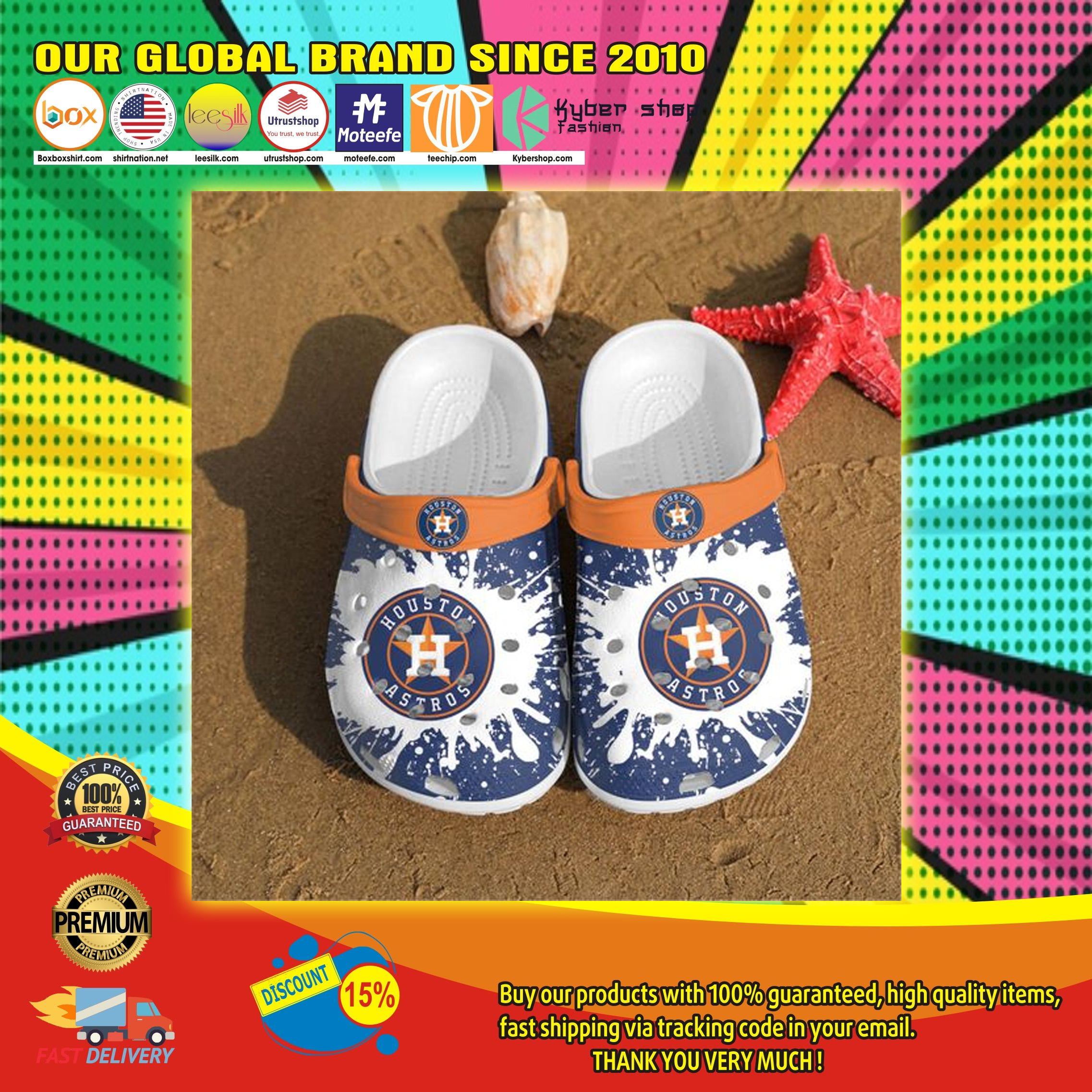 Mlb Houston Atros Crocs Clog Shoes 3 Mlb Houston Atros Crocs Clog Shoes2