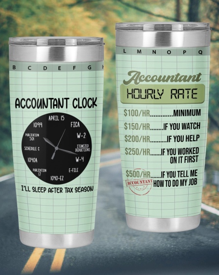Mlb Los Angeles Angel Crocs Clog Shoes 5 Accountant Hourly Rate Accountant Clock Tumbler5