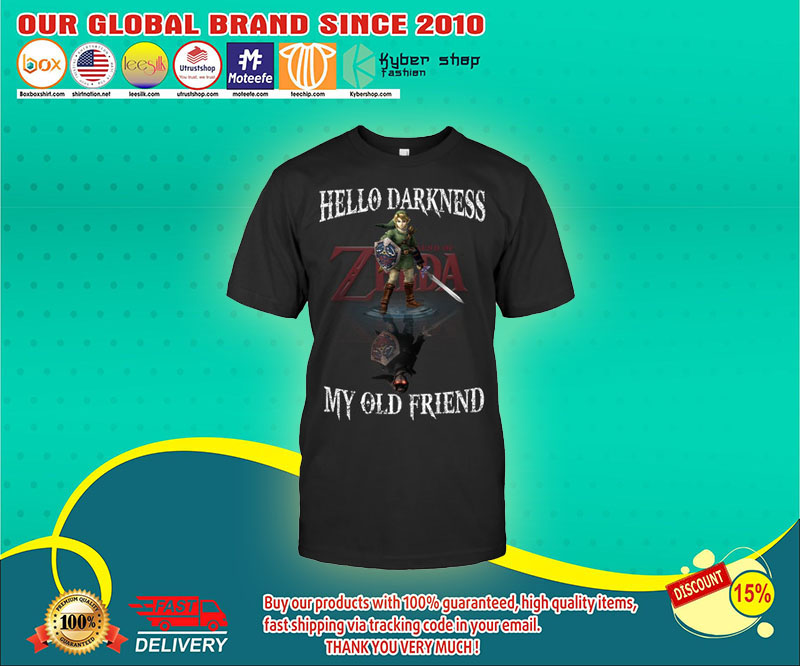 Zelda Hello darkness my old friend shirt 4 Zelda Hello darkness my old friend shirt 1